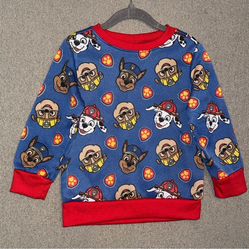Paw Patrol size 3t Blue and Red Character Sweatshirt